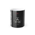 Occult Eye Color-Changing Mug — 11oz Morphing Ceramic with '666' Pyramid Design