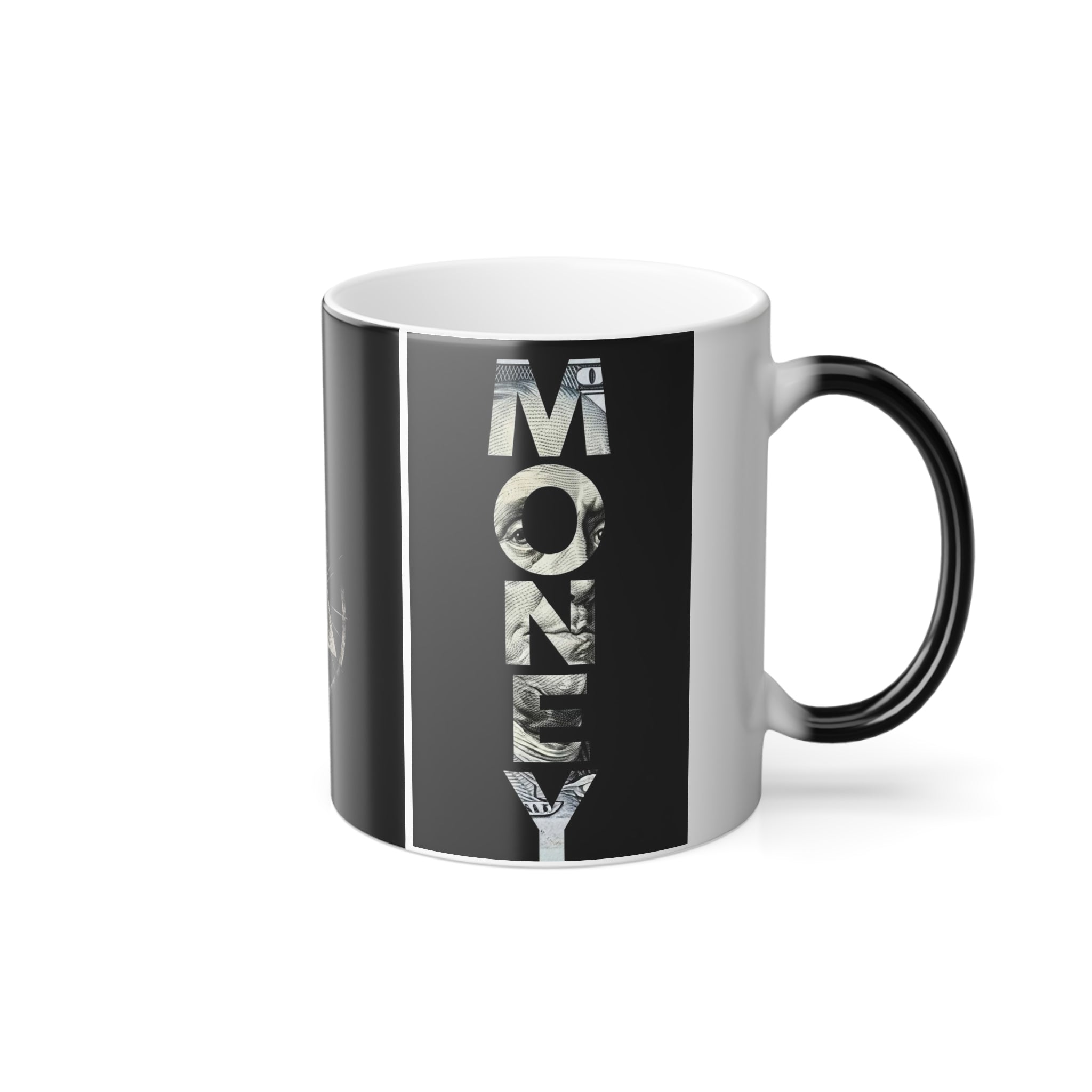 Occult Eye Color-Changing Mug — 11oz Morphing Ceramic with '666' Pyramid Design